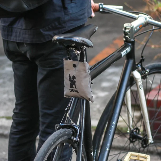 クロームインダストリーズ 東京モーターサイクルショー レディスサポートスクエアに出品 SAFETY POCKET SHOULDER BAG
