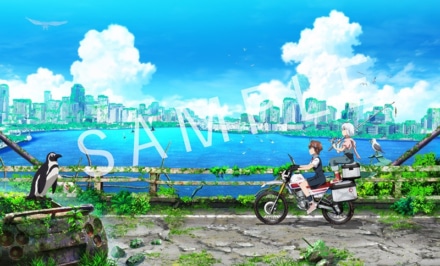 【アニメ放送開始！】『終末ツーリング』Blu-ray&DVDが発売決定！セローで旅する少女たちの“終末ロードムービー”